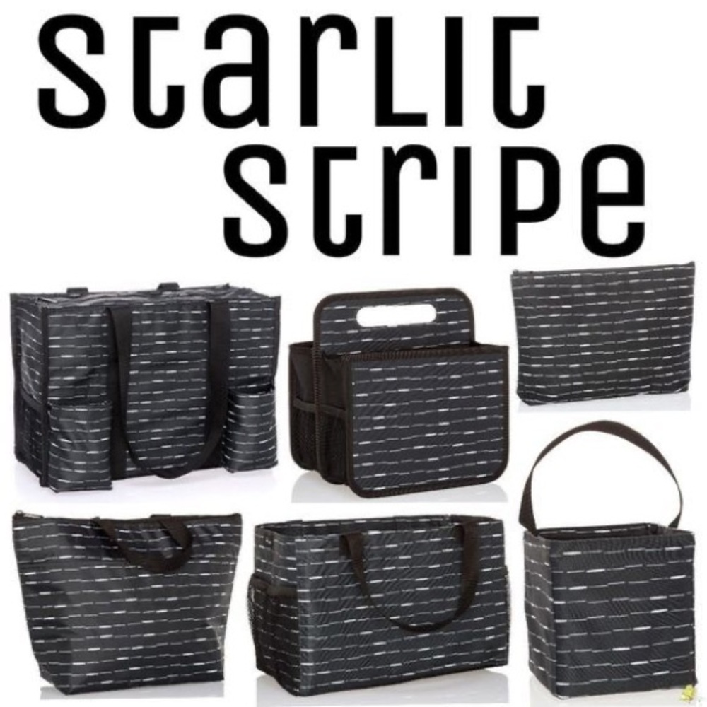 NWT All in Organizer Thirty One bag black & white